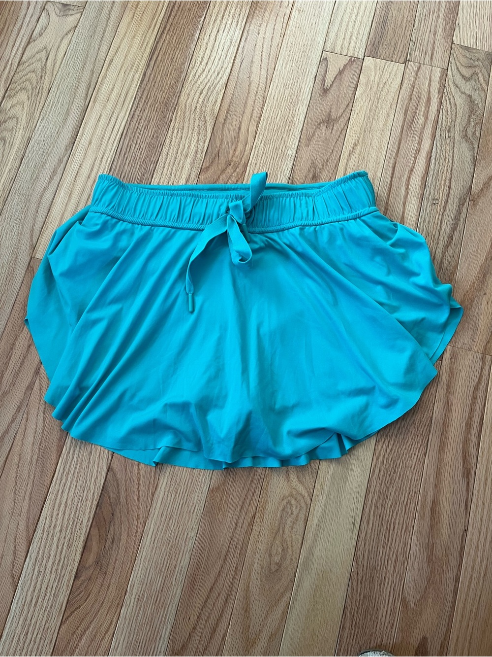 Free People Aqua Blue Tennis Skort Small Athleisure Beach Cover Up Sporty Summer